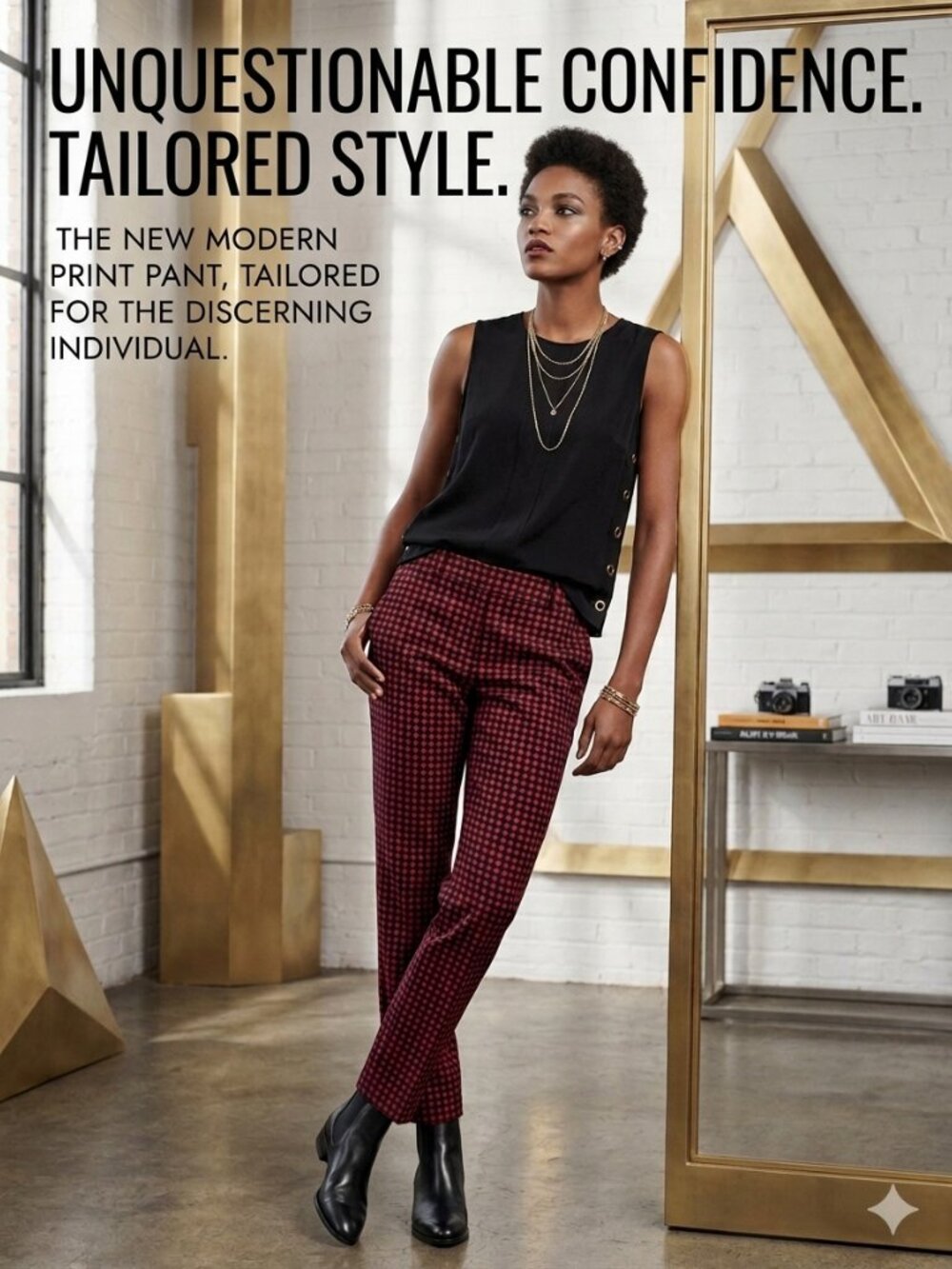 Kate Spade Diamond Pattern Pants